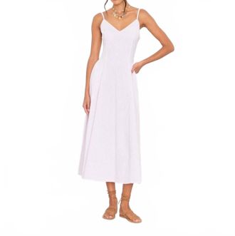 Xirena Bardot Midi Dress In Grey Gem
