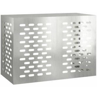 vidaXL Copertura per condizionatore daria Argento 100 x 50 x 70 cm vidaXL