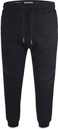 D555 Brandon Cuffed Hem Black Jogger