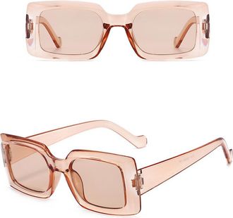 Generic Stylish Sun glasses Woman Shape Sunglasses For Women Outdoor Travelling For Womens Sunglasses,light tea 2026