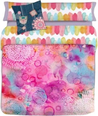 Lois Set di copripiumino Lois FESTIVAL P. Malva Singolo 150 x 230 cm 3 Pezzi