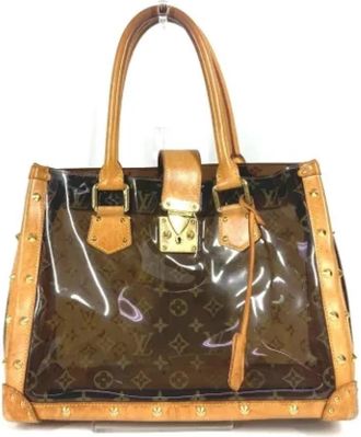 Louis Vuitton Pre-owned Vinyl louis-vuitton-bags - Dames - Vintage Handtas - Bruin - ONE Size - Vintage