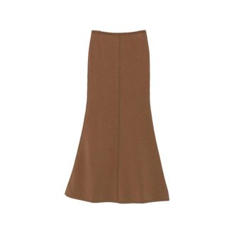 Max Mara Mxspiuma 117F 002 Falda - Skirts - Mujer - Marr&oacute;n - M