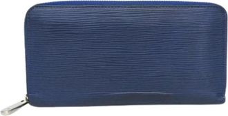Louis Vuitton Pre-owned Wallets, male, Blue, Size: ONE SIZE Pre-owned Zippy wallet M60307
