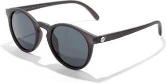 Sunski Womens Dipsea Round Sunglasses In Black Slate