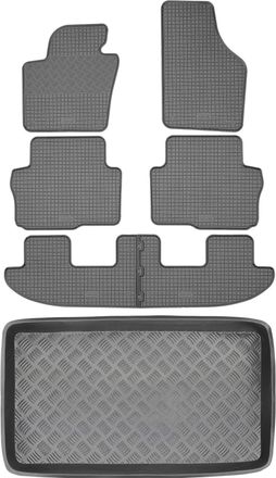 OEM Juego De Alfombrillas De Goma Para Coche Y Alfombrilla Para Maletero Para Seat Alhambra Ii Van A Partir De 2010