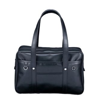 Generic Handbag Waterproof PU Leather Single Shoulder Uniform Bag For Men And Women Official Document Commuter Backpack