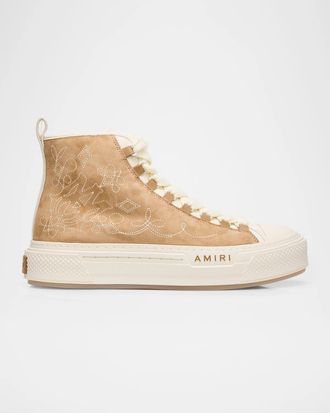 Amiri Men & apos;s Leather Western MA Court Sneakers