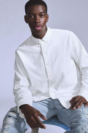 Levi's Camisa con botones Relaxed - Hombre - 2XL - Blanco / L Antique White