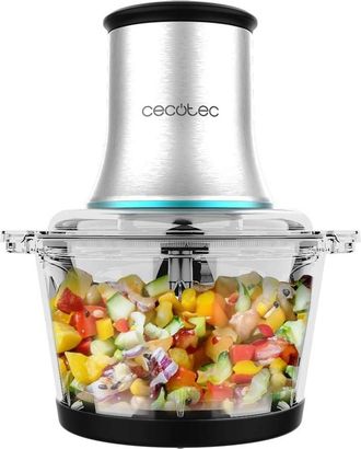 OEM Cecotec Picadora El&eacute;ctrica Chopbeat 2000, 500w, Vaso De Vidrio 500ml Y Cuchillas De Acero - Ideal Para Picar Carne Y Verduras En La Cocina