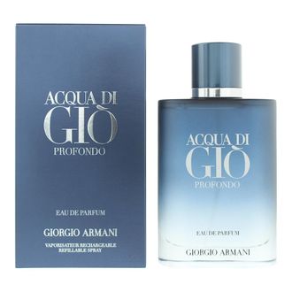 Giorgio Armani Mens Acqua Di Gio Profondo Eau de Parfum 100ml Spray for Him - Green - One Size