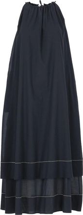 PESERICO Blue Cotton Dress