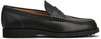 Tod's Loafers - Heren - Loafers - Zwart - 44 EU - Leer - Schoenen
