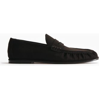 H&M Penny Loafers in Black at Nordstrom, Size 11.5