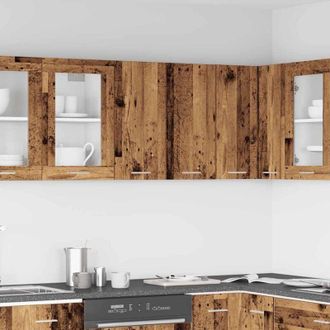 vidaXL Vidaxl - Pensile da Cucina Lyon Legno Antico 60x31x60 cm