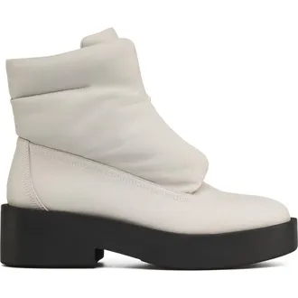 J/Slides Darina Leather Mid Boot in Natural at Nordstrom, Size 6.5