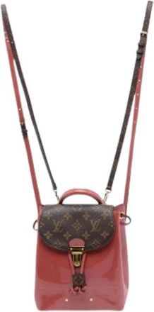 Louis Vuitton Pre-owned Hot Springs Rugzak - Dames - Vintage Rugzakken - Rood - ONE Size - Leer - Vintage