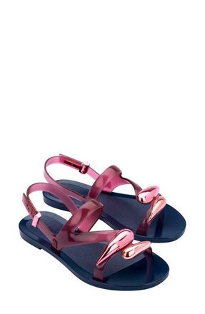 Melissa Iris Slingback Sandal in Blue/Red at Nordstrom, Size 10