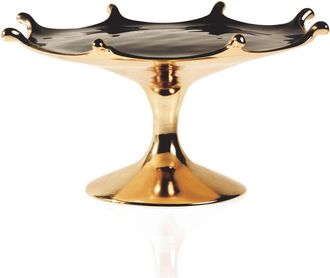 Lunares Splash Cakestand in Gold With Oyster at Nordstrom