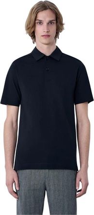 Dries Van Noten Helder Katoenen Polo - Heren - Polos - Zwart - M - Katoen - Tops