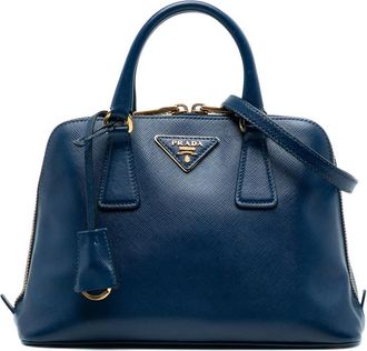 Prada Pre-owned Prada Small Saffiano Lux Promenade Satchel 8V1BMPCUSH03KMS3