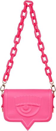 Chiara Ferragni Eyelike Bags Tracolla Vernice Grande - Bags - Mujer - Rosa - ONE SIZE
