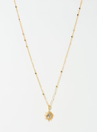 Satya Jewelry Womens Bright star disc chain