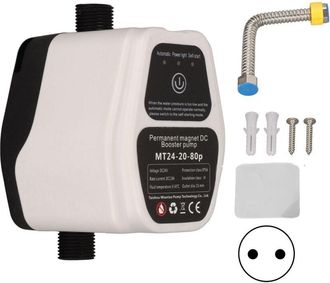 OEM Bomba De Refuerzo De Presi&oacute;n, Bomba De Ducha De Cc De Recirculaci&oacute;n Autom&aacute;tica Para Montaje En Pared, Para Presi&oacute;n De Agua De 100-240 V (enchufe Europ
