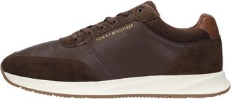 Tommy Hilfiger Dressy Runner - Heren - Sneakers - Bruin - 44 EU - Schoenen