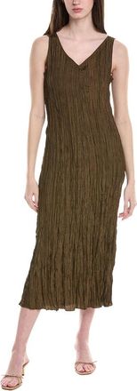 Eileen Fisher Eileen Fisher Pleated Silk Flare Dress