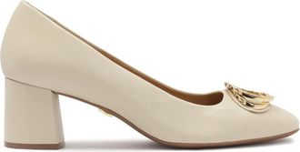 Kazar Cr&egrave;me pumps met comfortabele inlegzool - Dames - Pumps - Beige - 37 EU - Schoenen
