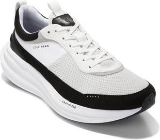 Cole Haan &Oslash;riginalGrand Quadstreak Running Shoe in Optic White/Black at Nordstrom Rack, Size 10.5