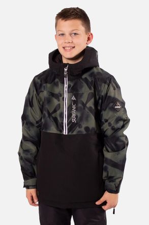 Surfanic Boys Breaker Jacket Dark Khaki - Size 10-12Y