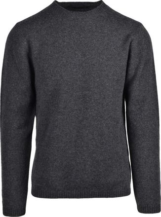 Daniele Fiesoli Truien & Vesten, Heren, Grijs, XL, Wol, Pullover Girocollo