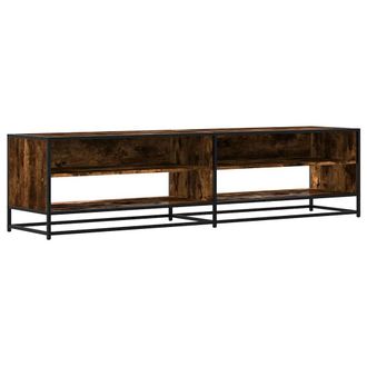 Berkfield Home TV Cabinet Smoked Oak 180.5x40x46 cm Engineered Wood in Brown