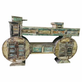 Wanderlust Deco Aparador verde 268x40x155h cm