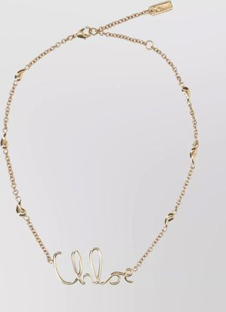 Chlo&eacute; logo necklace