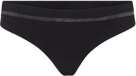 Brunello Cucinelli Techno jersey bikini bottoms with monili in Black at Nordstrom, Size 40 It