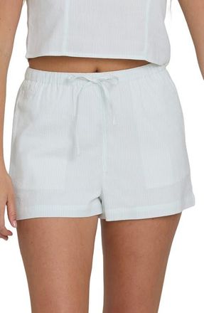 Billabong Wanderer Striped Seersucker Shorts in Clearwater at Nordstrom, Size X-Small