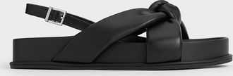 Charles & Keith Rosetta Knotted Puffy Sandals