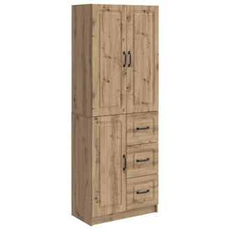 vidaXL Juego De Armarios 2 Uds. Roble Artisan Madera De Ingenier&iacute;a Vidaxl