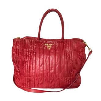 Prada Bolso Tote Vintage Pre-owned - Pre-owned - Mujer - Rojo - ONE SIZE