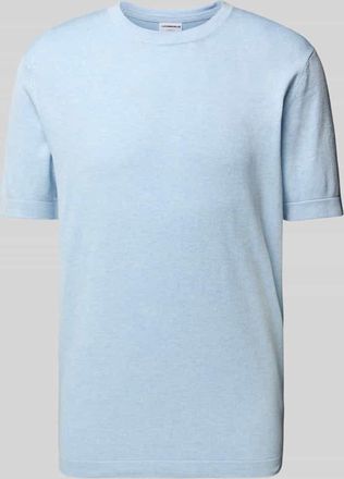 Lindbergh Lindbergh Relaxed Fit T-Shirt mit Rundhalsausschnitt in Hellblau, Größe XXL