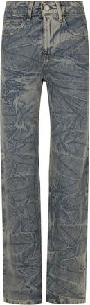 Federica Tosi Straight Jeans - Dames - Regular Fit Jeans - Blauw - W26 - Denim - Jeans