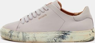 Axel Arigato Lilac Leather Clean 90 Low Top Sneakers