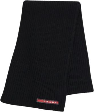 Prada Pre-owned Scarves, male, Black, Size: ONE SIZE Pre-owned Vintage Stole