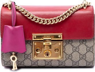 Gucci Pre-owned Gucci Small GG Supreme Padlock Crossbody Ladies V4MPVN6YCZ9H3RQD
