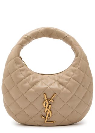 Saint Laurent Icare Mini Quilted Leather top Handle bag - Beige - One Size