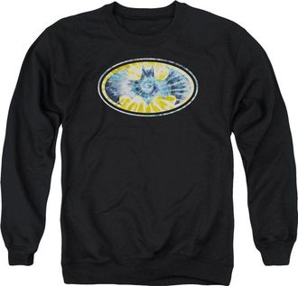 Gildan Batman Tie Dye 3 Adult Crewneck Sweatshirt