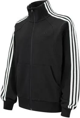 adidas (WMNS) adidas 3-Stripes Jacket Asia Sizing Black White JN0759